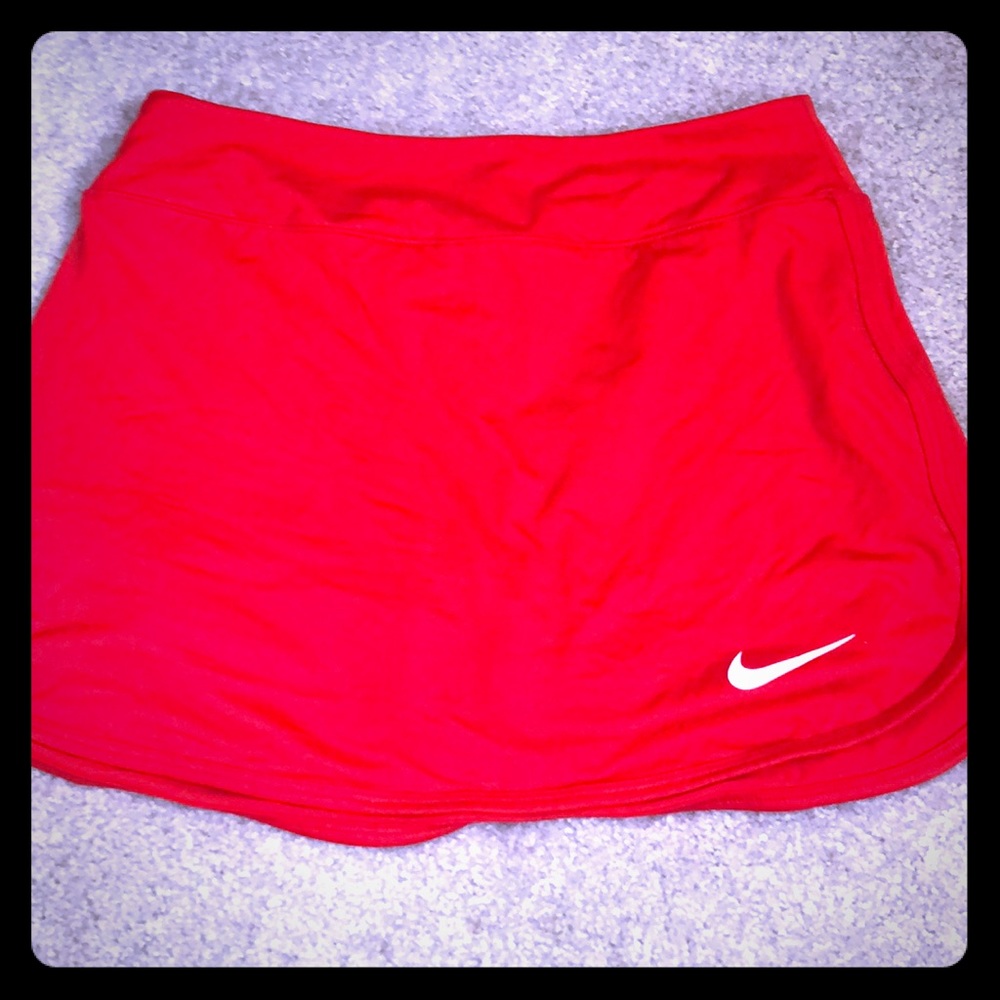 Nike Tennis Skirt - Red, XS